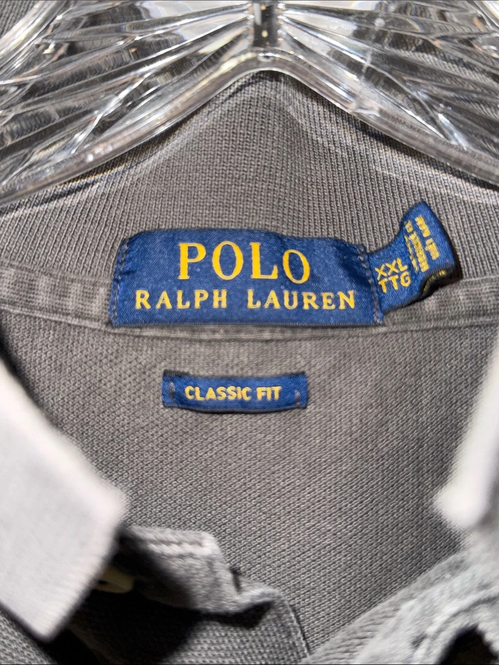 Polo by Ralph Lauren Men’s Gray Short-Sleeve Polo Men’s Size XXL 🔥 YB9
